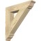 Ekena Millwork Traditional Traditional Rough Sawn Bracket, Douglas Fir, 4"W x 22"D x 22"H BKT04X22X22TRA01RDF - alternate 1